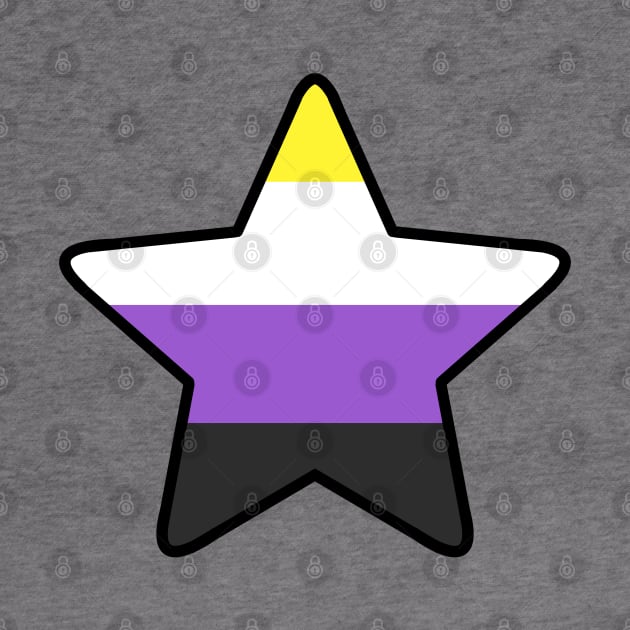 Non-binary Pride Star by SimplyPride